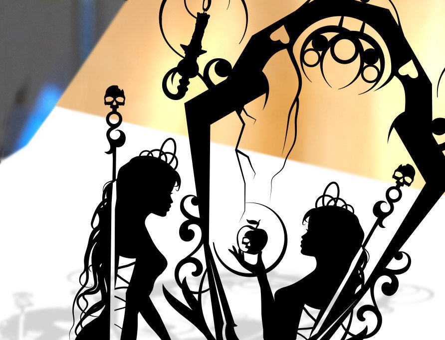 UNFRAMED The Evil Queen paper cut art