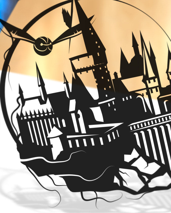 UNFRAMED Hogwarts Castle - Harry Potter paper cut art