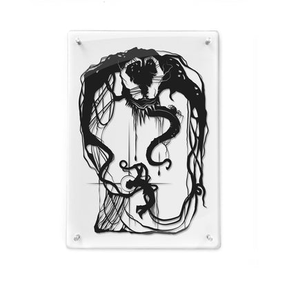FRAMED Venom - spider man paper cut art