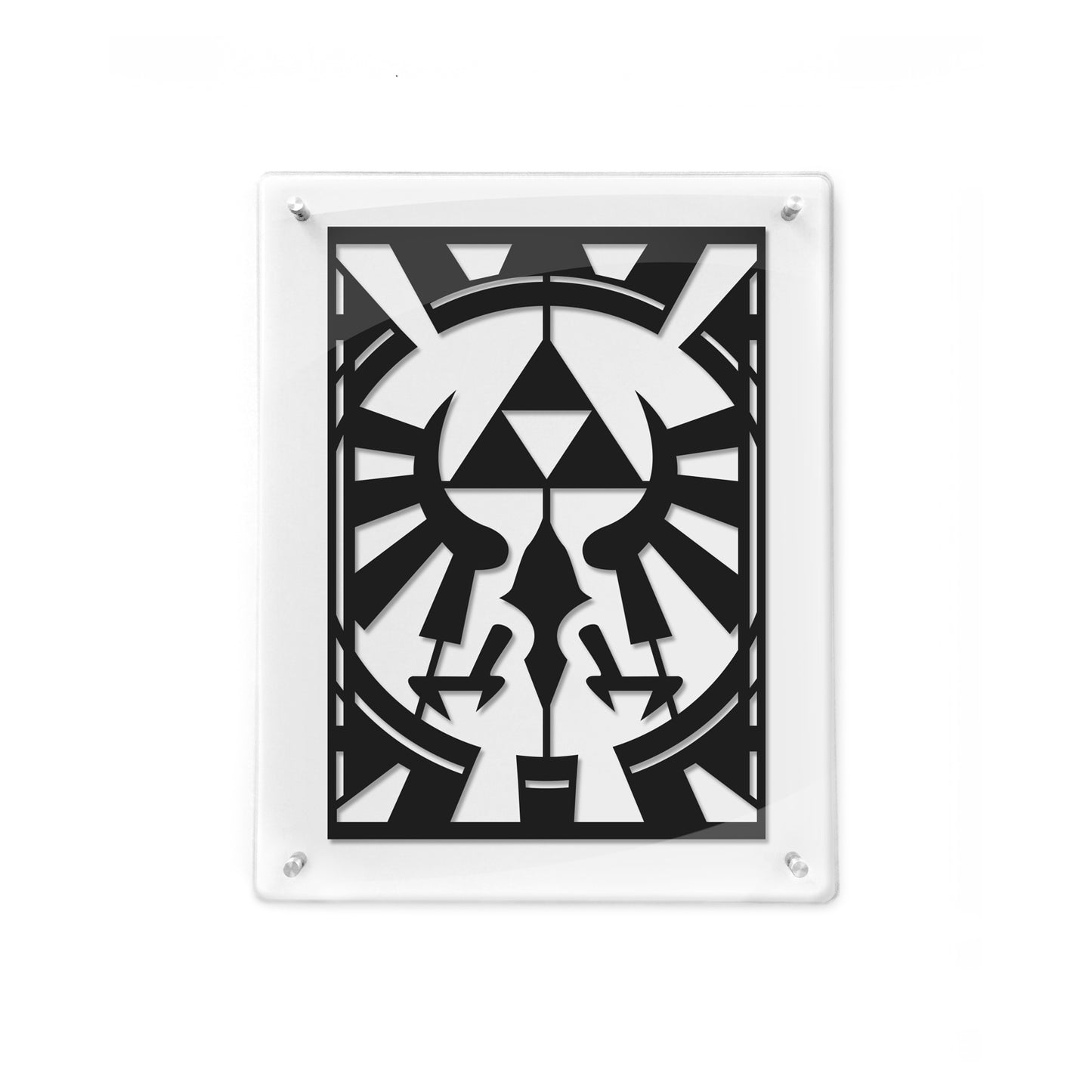 FRAMED Zelda - Royal Crest paper cut art