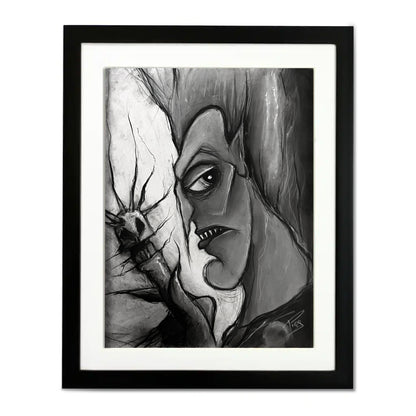Hades - Original Charcoal Illustration