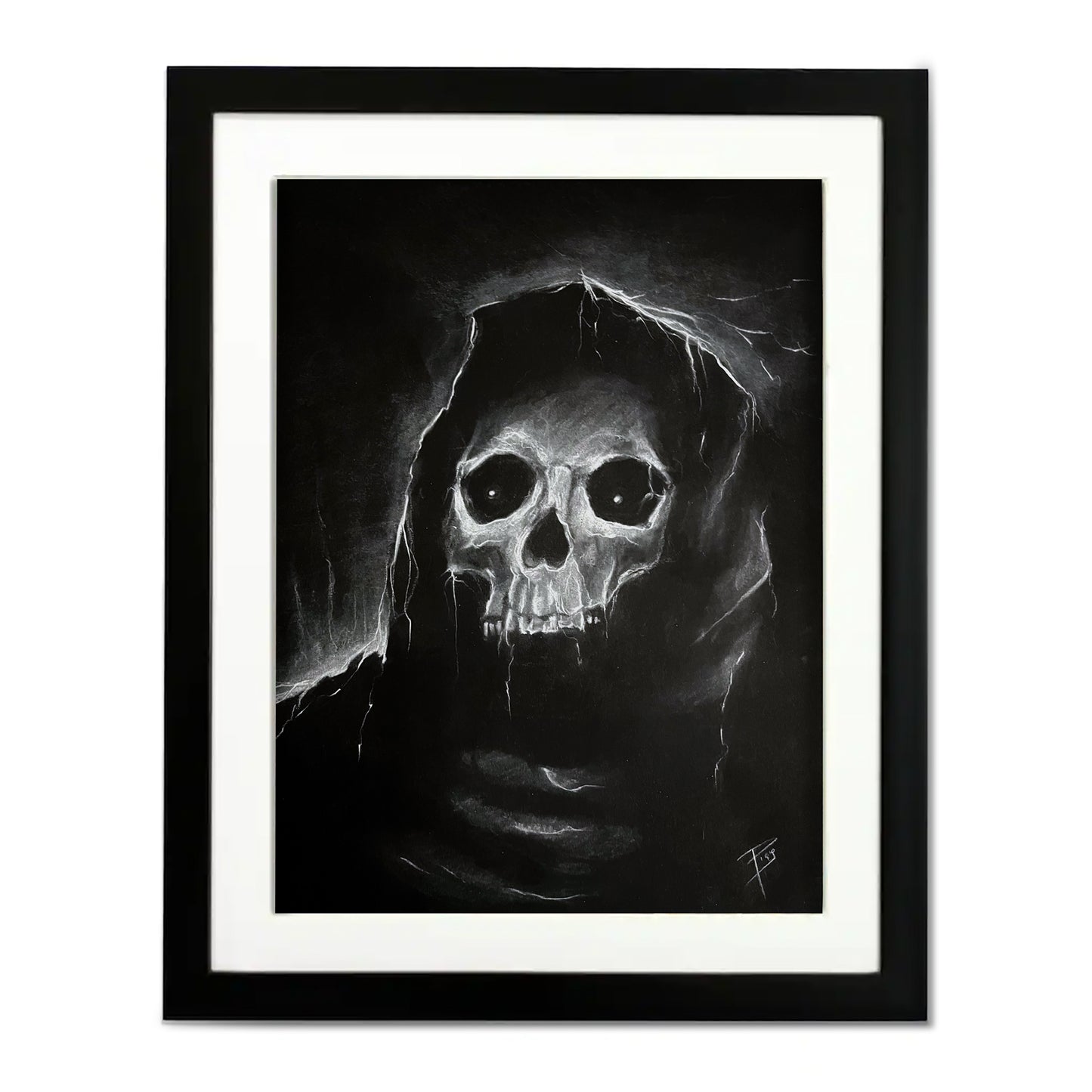 Reaper 1 - Original Charcoal Illustration