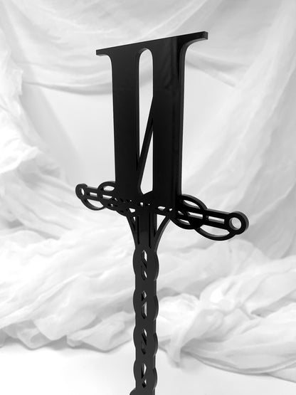 Gothic Table Numbers Roman Numerals Acrylic Wedding Events