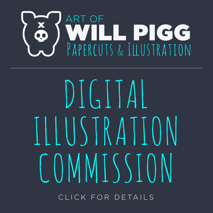 DIGITAL ILLUSTRATION COMMISSION (giclée print)