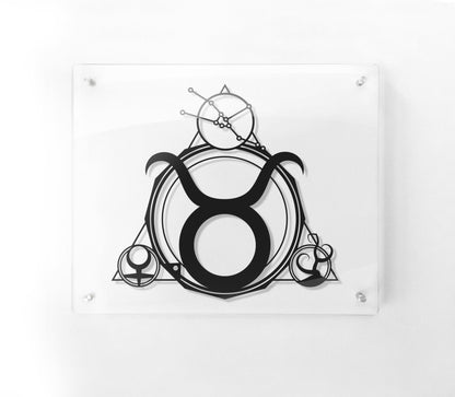 FRAMED Taurus Star Sign - paper cut art