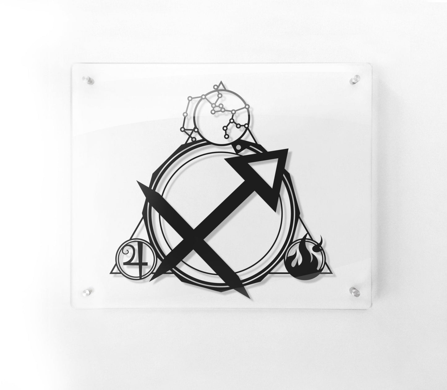 FRAMED Sagittarius Star Sign - paper cut art