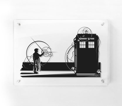 FRAMED Doctor Who Snap - paper cut art