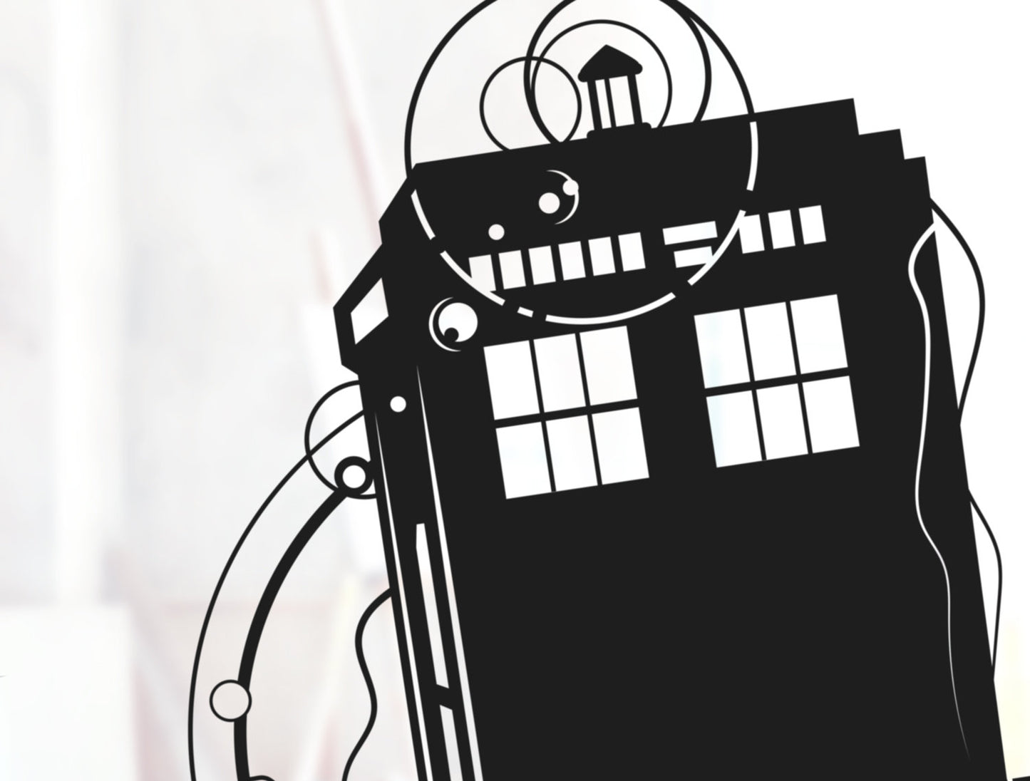 UNFRAMED Doctor Who - Snap paper cut art