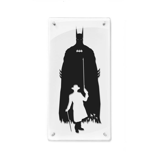 FRAMED Gotham Parade Batman & Joker - paper cut art
