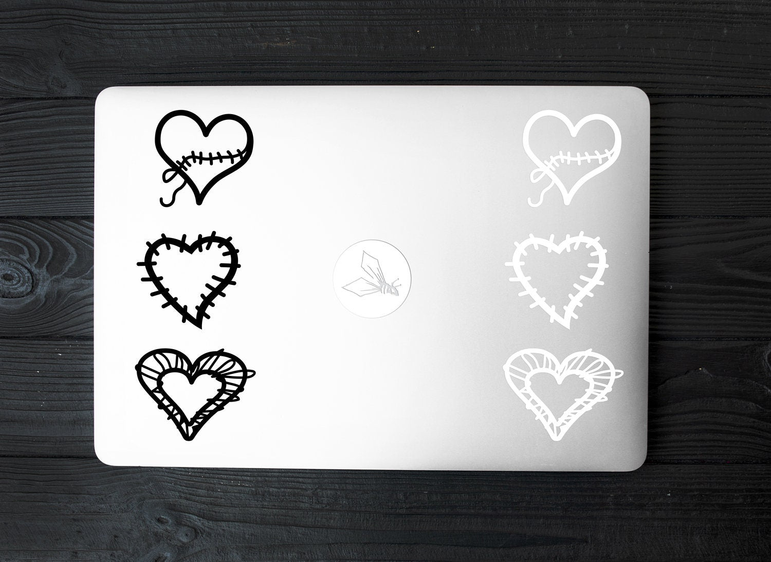 Anatomical Heart Drawing - 3 inch Vinyl Sticker - for Car Laptop Water Bottle Phone - Waterproof Decal