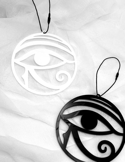 Eye of Ra Ornament Acrylic Christmas Holiday Decor Halloween Egyptian Symbol