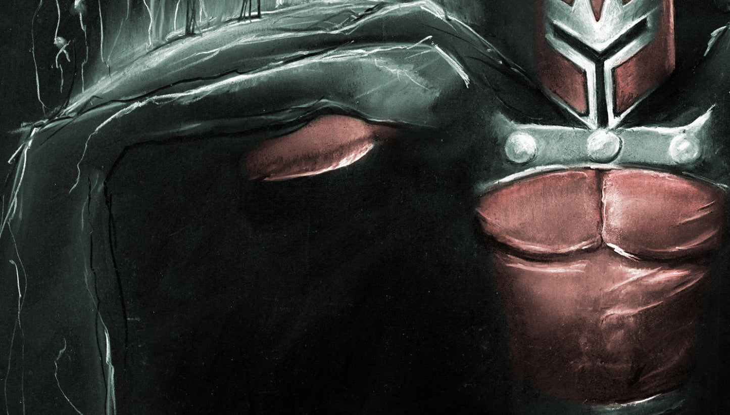 X-Men - Magneto charcoal art print