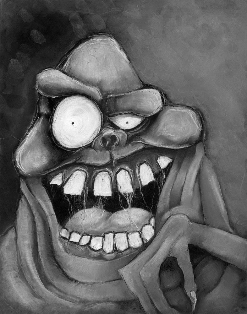 Ghostbusters Slimer illustration art print