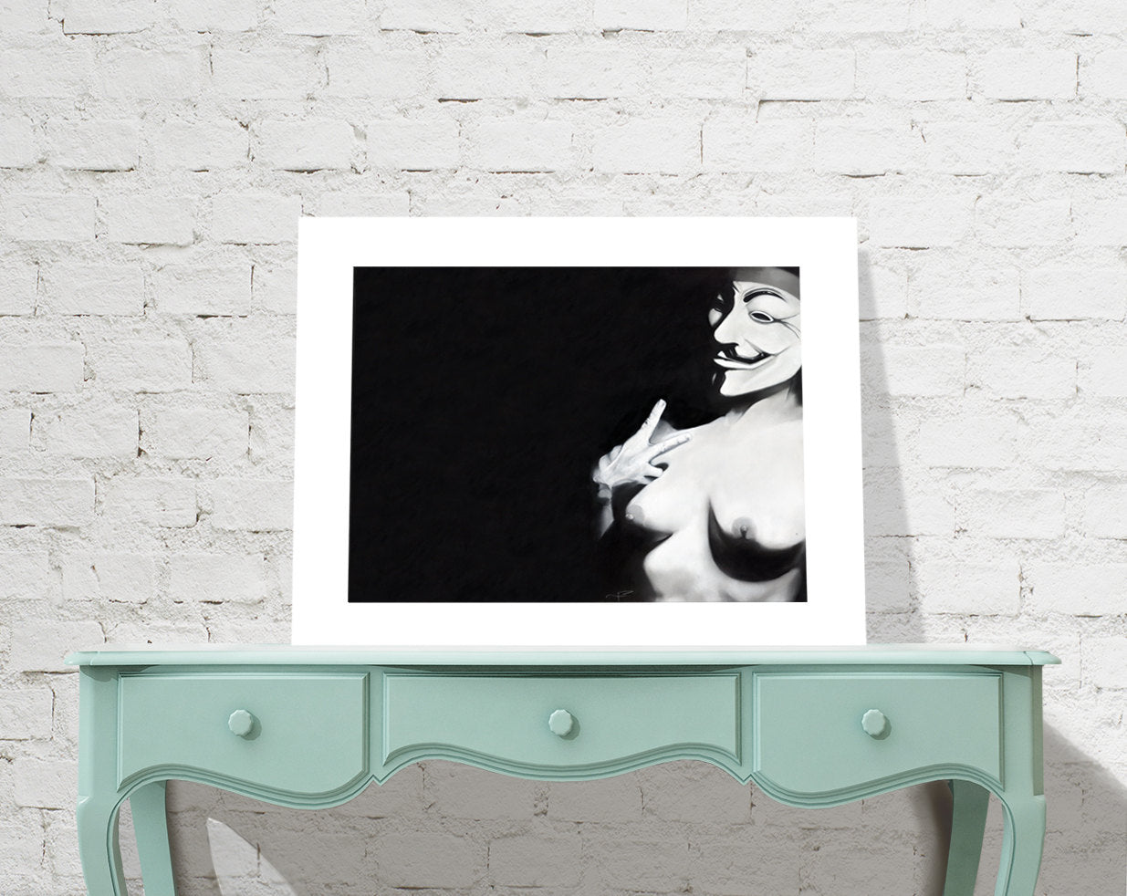 Free Your V photo realism illustration art print