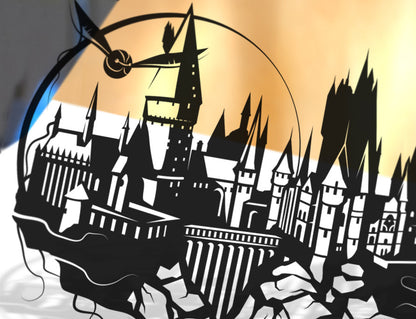 FRAMED Hogwarts Castle Harry Potter - paper cut art